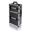 NANI dvojdielny kozmetický kufrík na kolieskach - Grey Strip