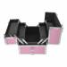 NANI trojdielny kozmetický kufrík na kolieskach - Pink
