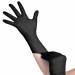 All4Med nitrilové rukavice, nepudrované 100 ks - XS, čierna