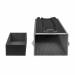 NANI trojdielny kozmetický kufrík na kolieskach - 3D Diamond Black