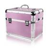 NANI kozmetický kufrík XL, vojde UV lampa - Ružová