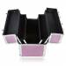 NANI kozmetický kufrík XL, vojde UV lampa - Ružová