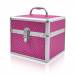 NANI kozmetický kufrík s bodkami - Ružová / čierne bodky
