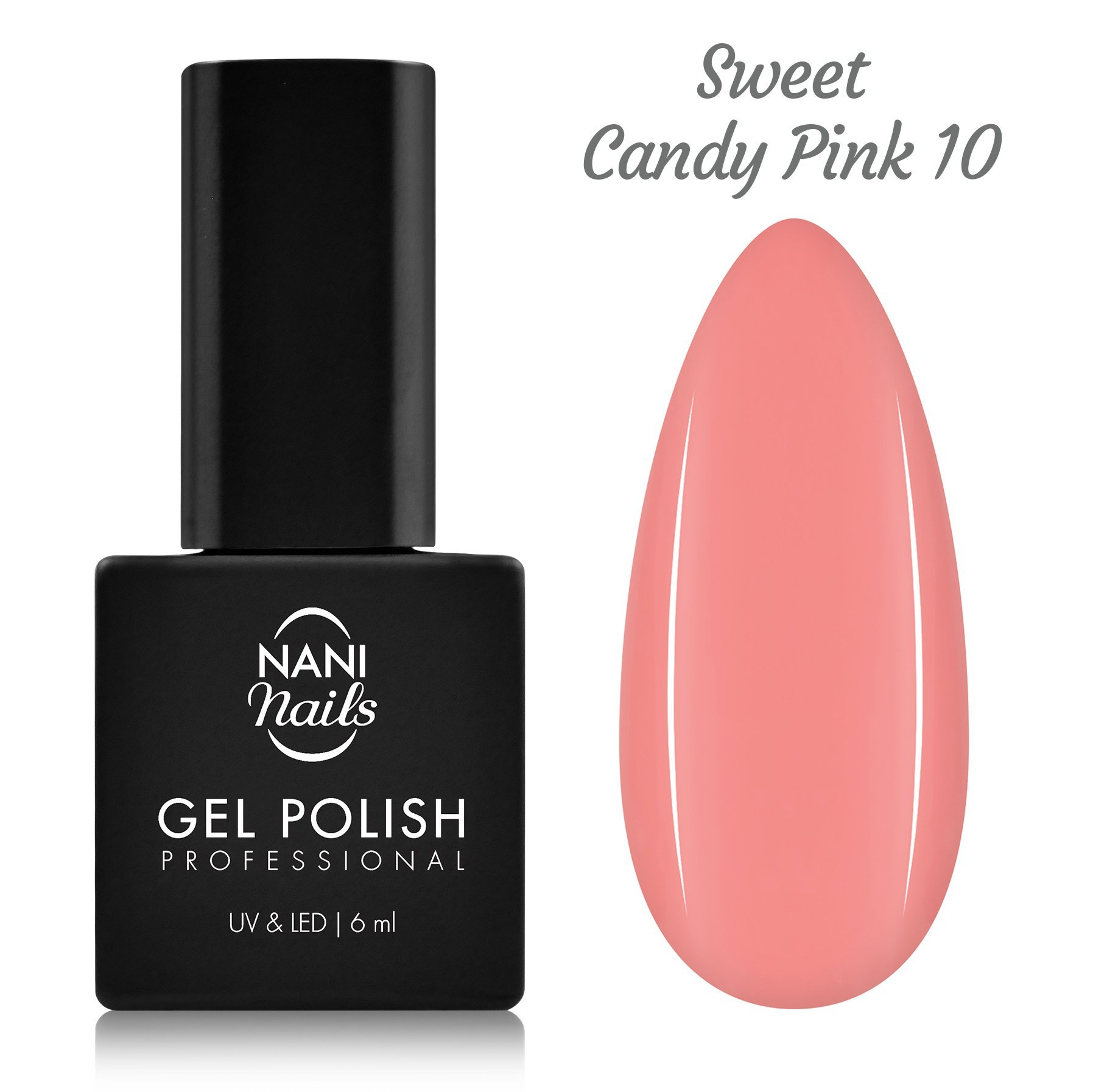 NANI gél lak 6 ml - Sweet Candy Pink