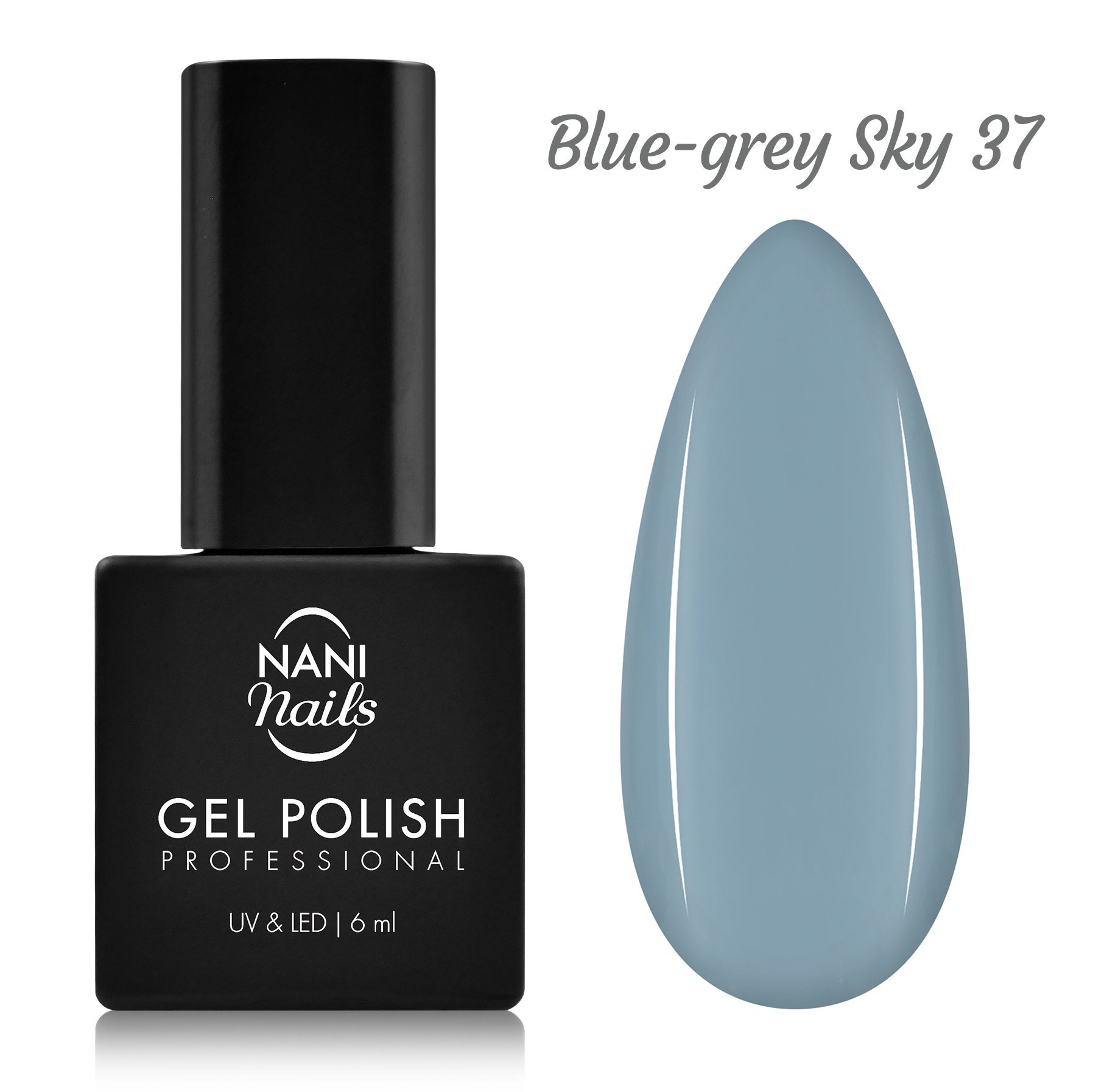 NANI gél lak 6 ml - Blue-grey Sky
