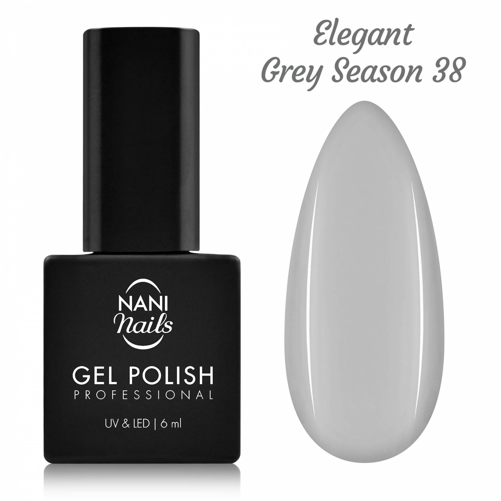 NANI gél lak 6 ml - Elegant Grey Season