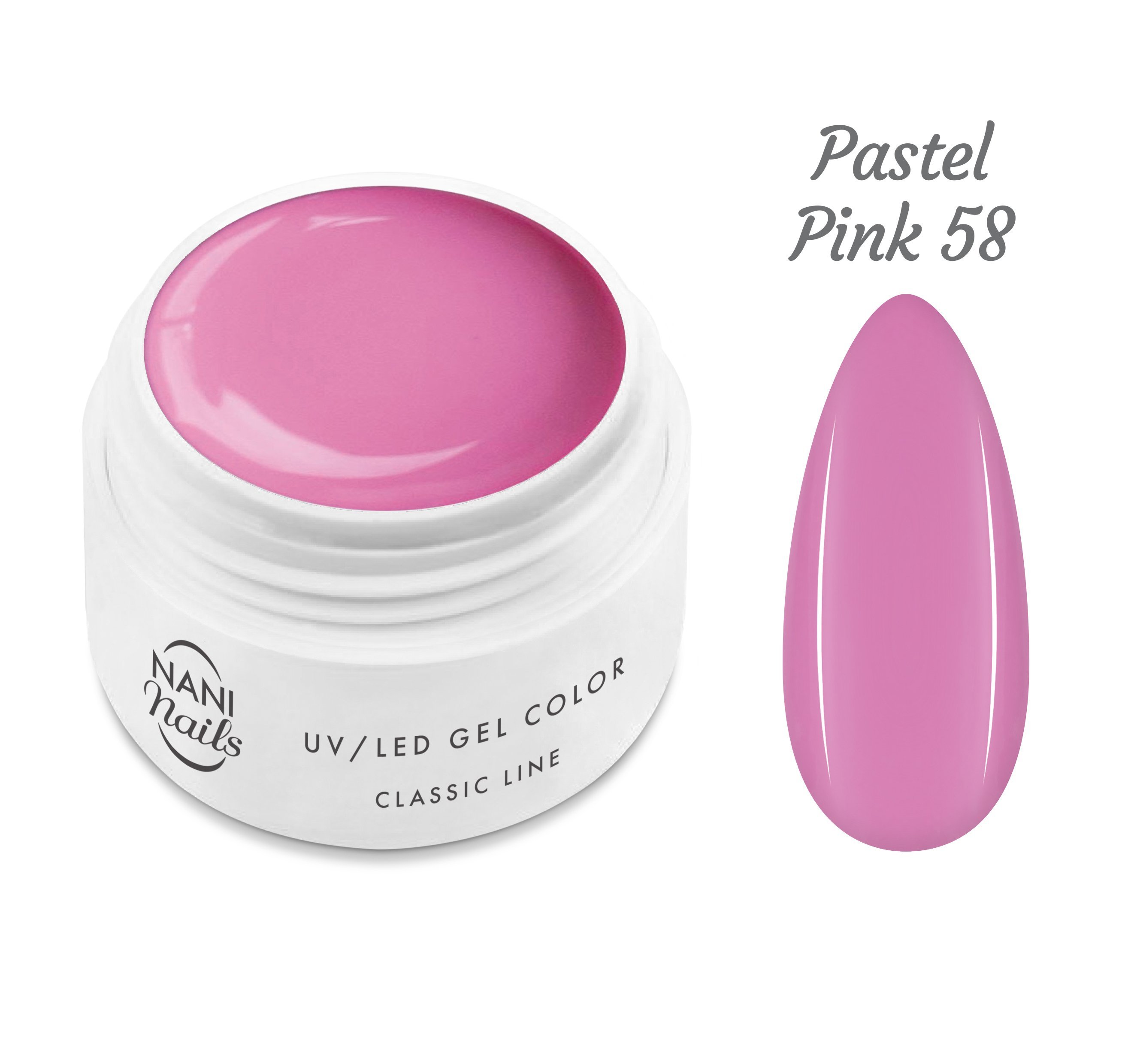 NANI UV gél Classic Line 5 ml - Pastel Pink