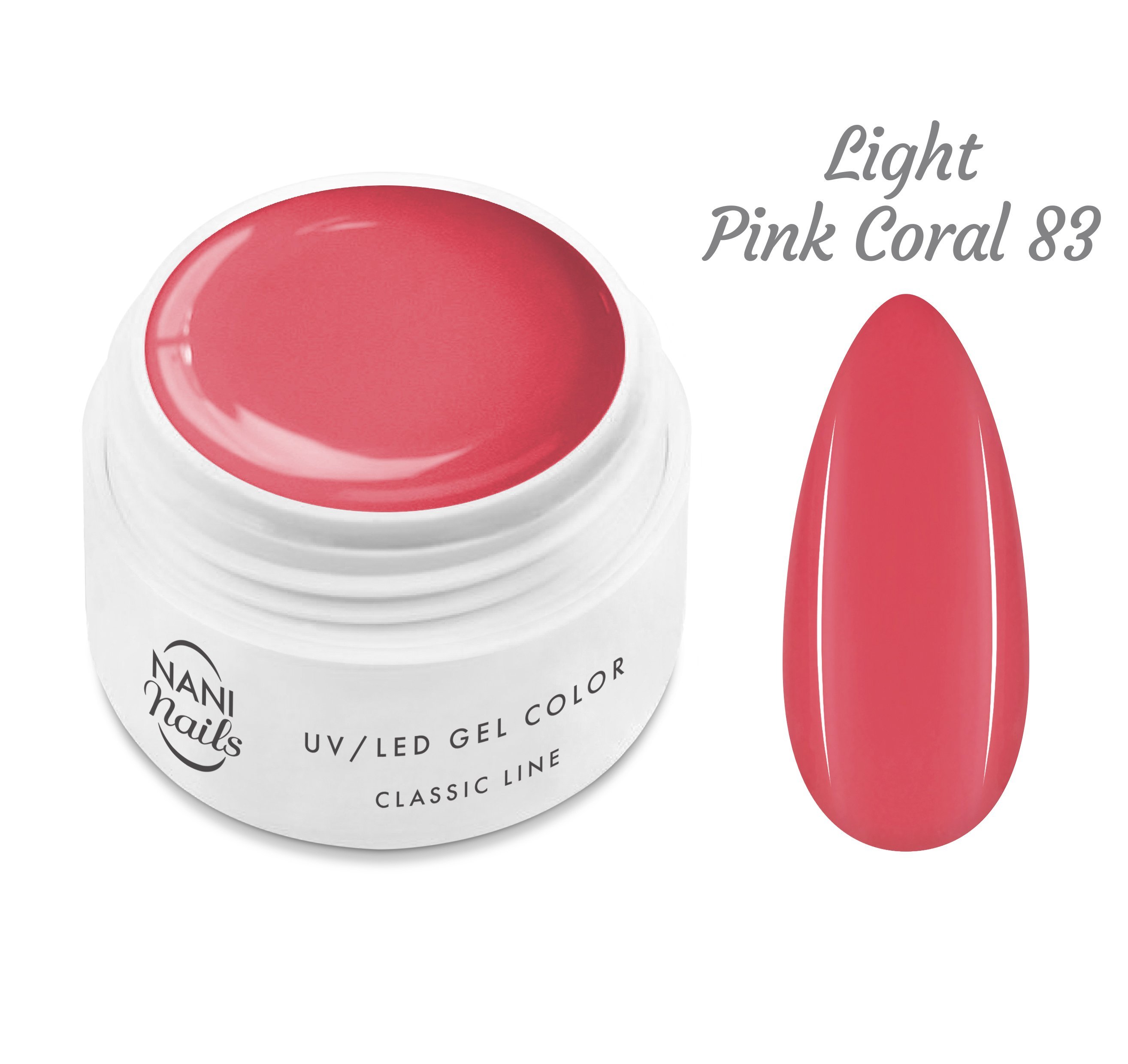 NANI UV gél Classic Line 5 ml - Light Pink Coral