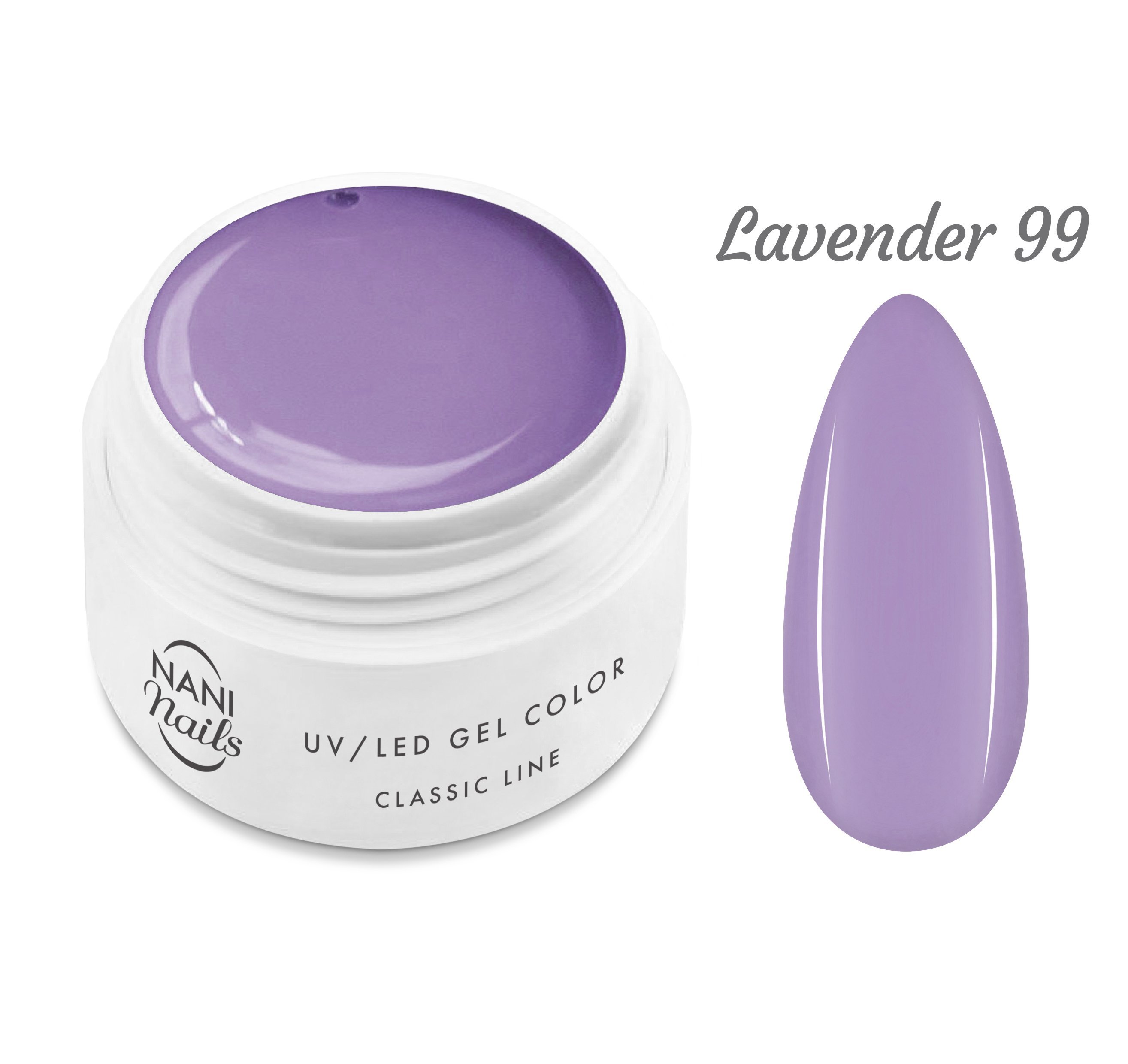 NANI UV gél Classic Line 5 ml - Lavender