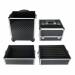 NANI štvordielny kozmetický kufrík na kolieskach - 3D Diamond Black/Silver