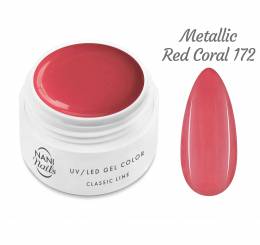 NANI UV gél Classic Line 5 ml - Metallic Red Coral