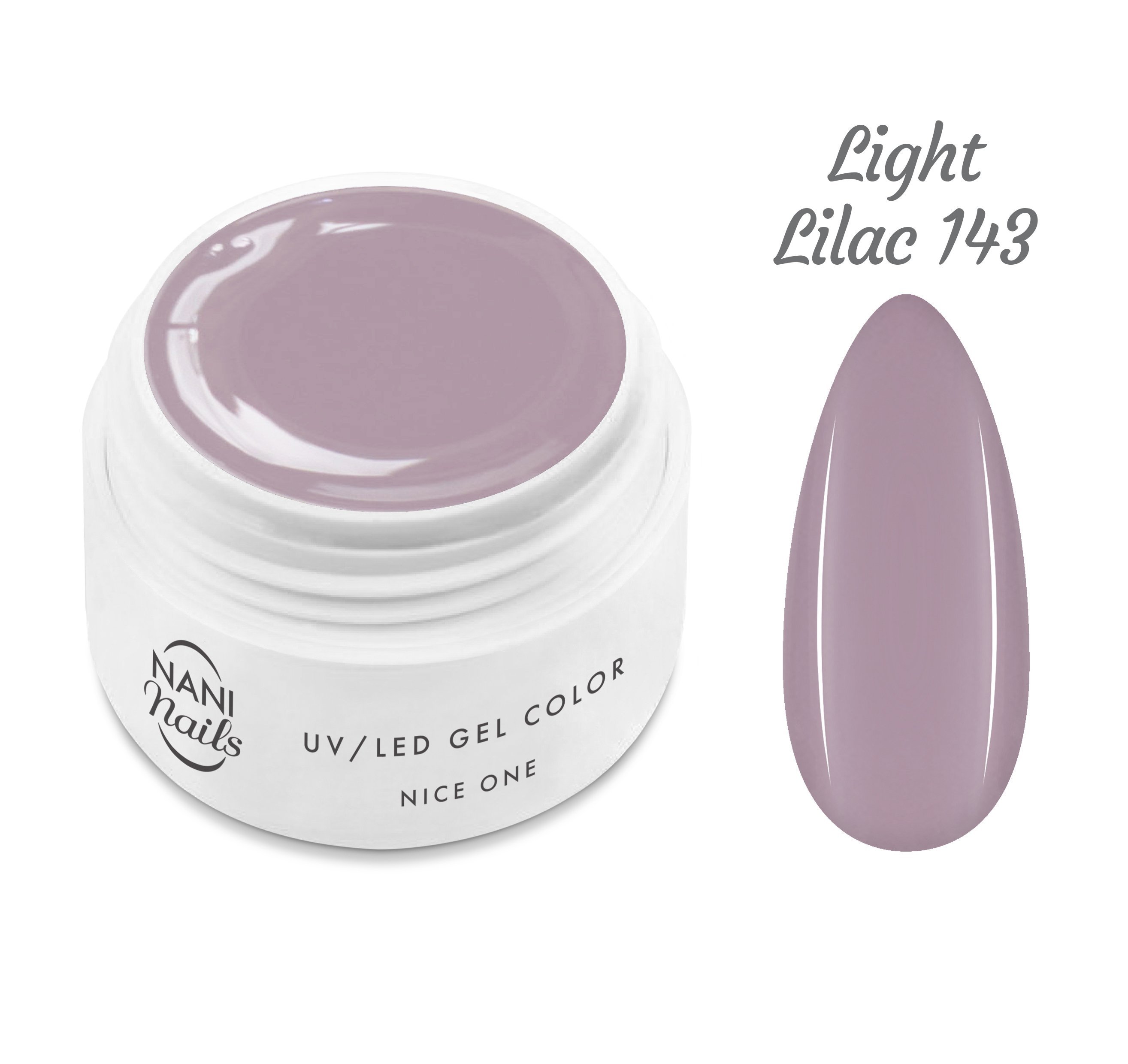 NANI UV gél Nice One Color 5 ml - Light Lilac