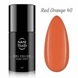 NANI gél lak One Step 5 ml - Red Orange