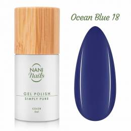 NANI gél lak Simply Pure 5 ml - Ocean Blue