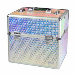 NANI XL kozmetický kufrík NN83 - 3D Holo White