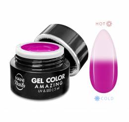 NANI termo UV gél Amazing Line 5 ml - Antracit Pink Glitter