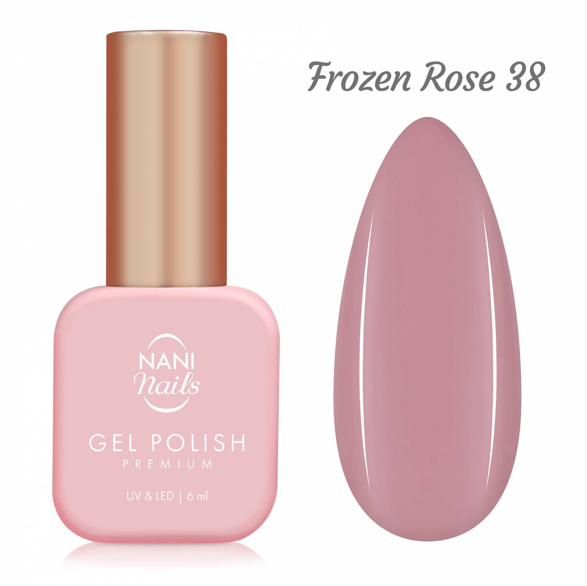 NANI gél lak Premium 6 ml - Frozen Rose