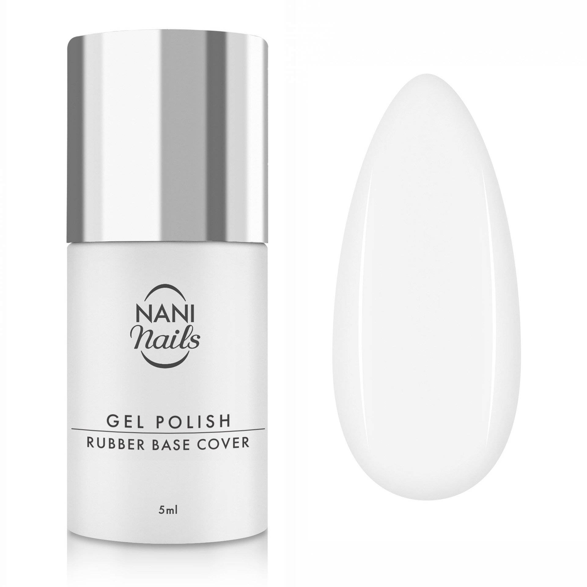 NANI gél lak Rubber Base Cover 5 ml - Pearl Cloud