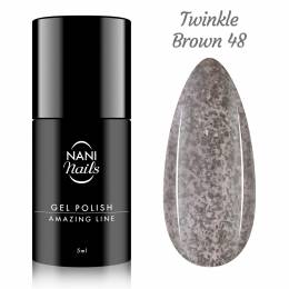 NANI gél lak Amazing Line 5 ml - Twinkle Brown