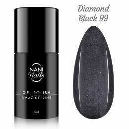 NANI gél lak Amazing Line 5 ml - Diamond Black
