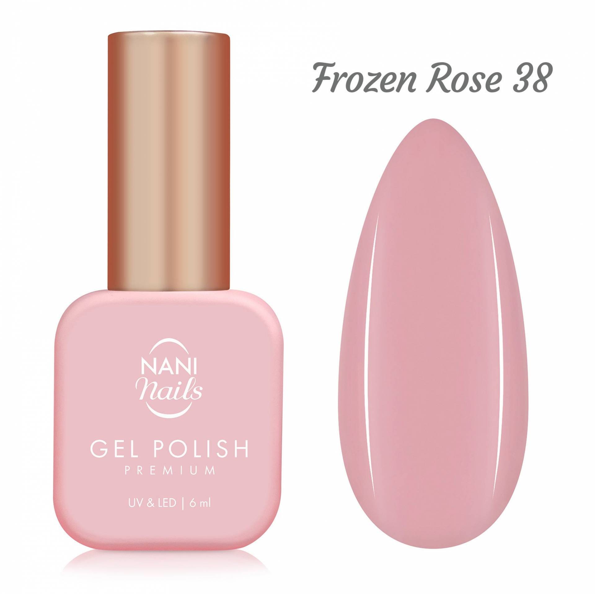 NANI gél lak Premium 6 ml - Frozen Rose