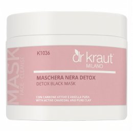 Dr. Kraut detoxikačná čierna maska 500 ml – S aktívnym uhlím
