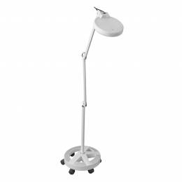 NANI kozmetická LED lampa s lupou na kolieskach 24W – White