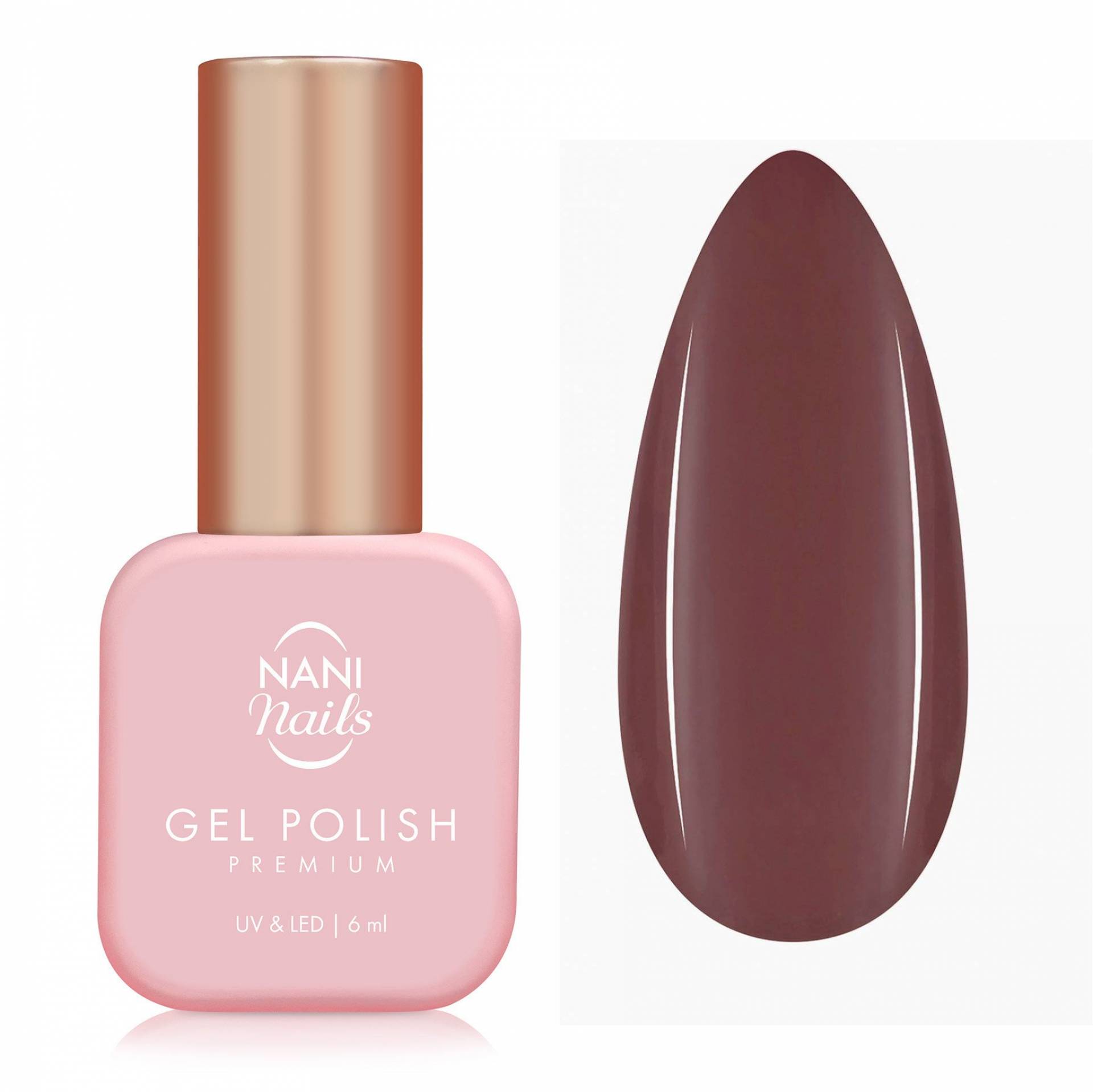 NANI gél lak Premium 6 ml - Cocoa Caress